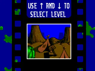 Nice film-like level-selecting screen