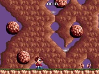 Avoid as many rocks as possible in this bonus game.