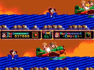 Third boss: destroy the plane before it takes off.