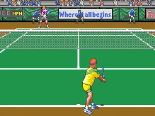 On the other side of the net