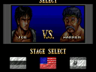 Two player mode: character select