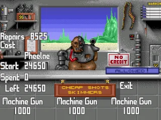 The shop where new weapons can be bought.