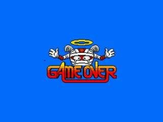 The Game Over screen