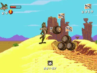 This barrel will explode in another second...