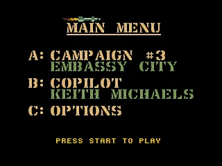 Main menu