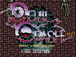 Title screen (Japanese version)