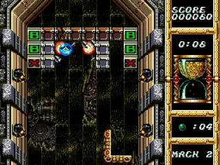 The ball causes massive destruction there