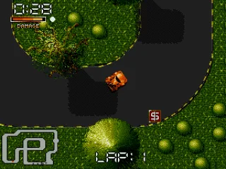 Driving under a shadow.