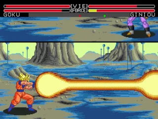 Goku vs Giniou - Kame-Hame-Haa!