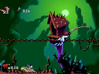 Crossing an abyss, hanging on a rope