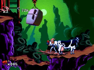 This cow is a puzzle! Figure out how to launch it