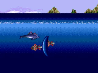 A sonar pulse returns.