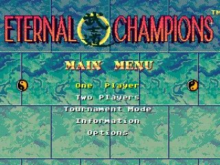 Main menu