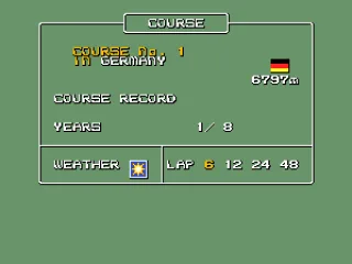 Choose the number of laps