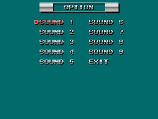 Options, basically a sound test