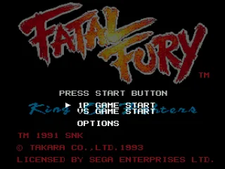 Title screen