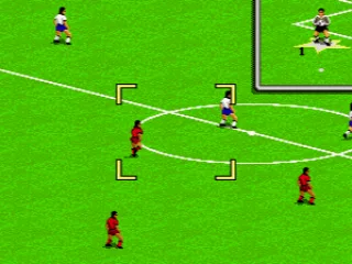 Kicking out the ball by the goaltender