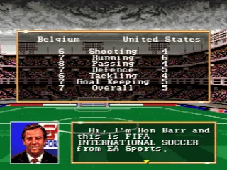 The game begins with a short commentary