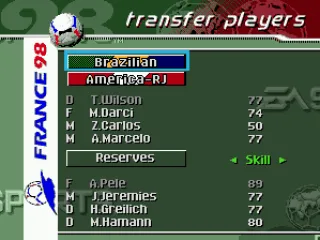 You can also transfer players