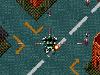 Firing off a bazooka