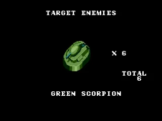 You are shown how many enemies of each type is on the stage