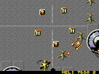 A circle of power-ups