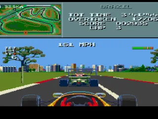 Arcade mode is all about overtaking and driving cleanly