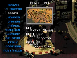 Setting up a season. You can customize from a full schedule to a single race