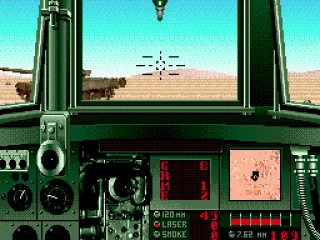 Attempting to catch the tank.