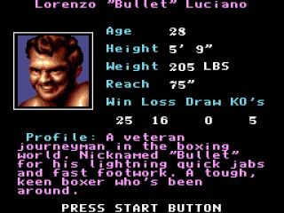 Description of the first opponent