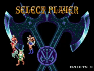 Select one of the three characters