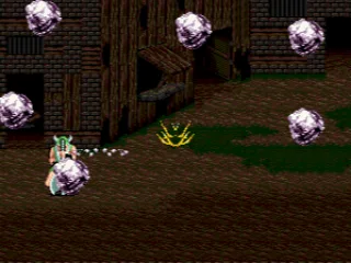 The dwarf uses magic: stones fall from sky