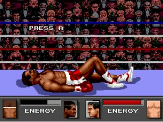 Holyfield is resting a little...