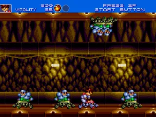 enemies can appear top and bottom, so keep an eye out for them