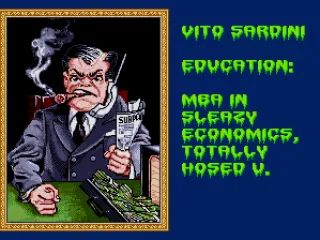 All members of the Sandini family have a short introduction.