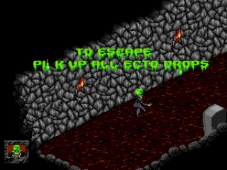 If you run out of ectoplasma, you are thrown into a hellish dungeon and need to collect new.