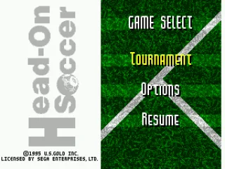 Main menu