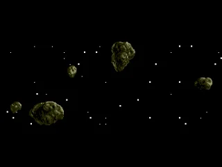 Asteroids from the intro