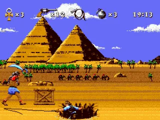 Using the whip against Egyptian thugs.