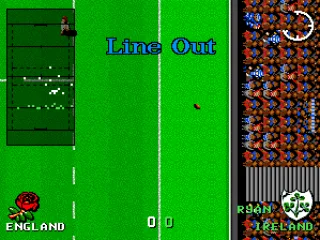 It went over the sideline.