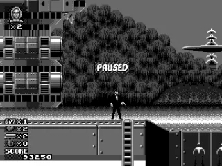 The screen becomes gray when the game is paused