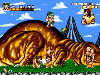 An enemy in a flying vehicle