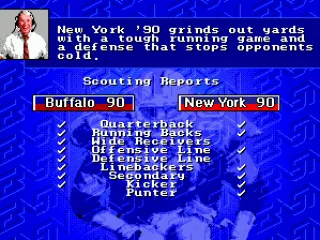 John Madden comments about the two teams.