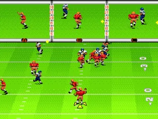 The quarterback has only two eyes...