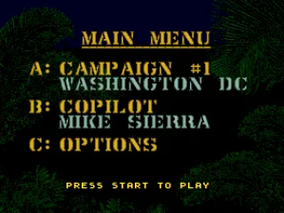 Main Menu
