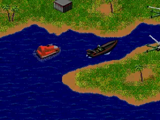 Persue the bad guys in your hovercraft!