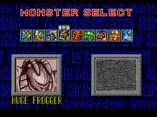 Quite a variety of monsters available