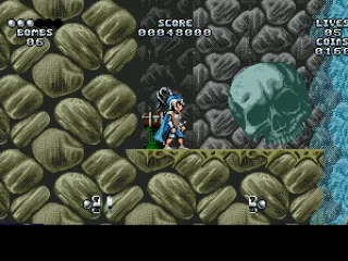 Be careful of those giant falling skulls