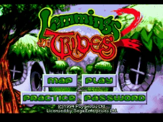 Title screen and main menu