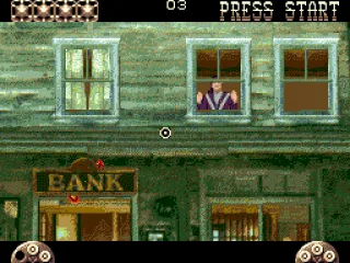 Shoot the guys who appear in the windows